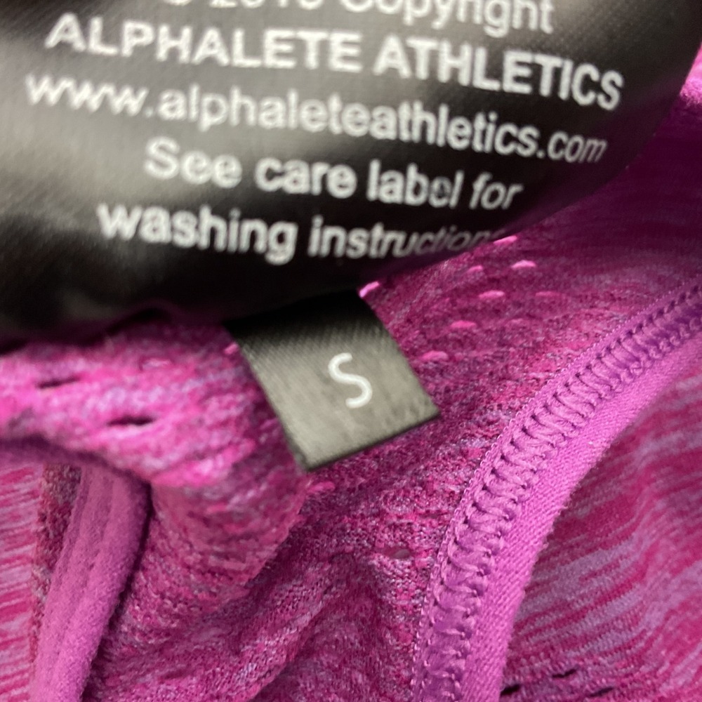 ALPHALETE Athletics Tank Top Women's Small Racerback Purple‎ Sleeveless Athletic - Picture 6 of 8